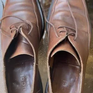 Gucci Men’s Brown Leather Shoes US 9.guaranties 100%authentic. Authentic Men main image 3